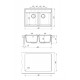 Мойка мраморная Астра 780 Латте (780 х 510) Мойка мраморная Астра 780 Латте (780 х 510)