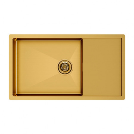 Мойка нерж. сталь GERBERG 78F UNI, PM217844-BG, брашированное золото, 780х440мм, Paulmark Мойка нерж. сталь GERBERG 78F UNI, PM217844-BG, брашированное золото, 780х440мм, Paulmark