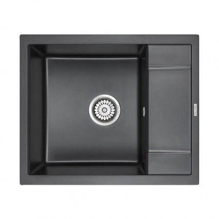 Мойка кварцевая FLUGEN 50-600, IT-GRANIT, PM216050-BL, черный , 600х500 мм, Paulmark Мойка кварцевая FLUGEN 50-600, IT-GRANIT, PM216050-BL, черный , 600х500 мм, Paulmark