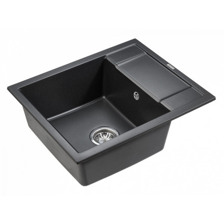 Мойка кварцевая FLUGEN 50-600, IT-GRANIT, PM216050-BL, черный , 600х500 мм, Paulmark Мойка кварцевая FLUGEN 50-600, IT-GRANIT, PM216050-BL, черный , 600х500 мм, Paulmark