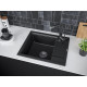 Мойка кварцевая FLUGEN 50-600, IT-GRANIT, PM216050-BL, черный , 600х500 мм, Paulmark Мойка кварцевая FLUGEN 50-600, IT-GRANIT, PM216050-BL, черный , 600х500 мм, Paulmark