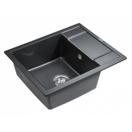 Мойка кварцевая FLUGEN 50-600, IT-GRANIT, PM216050-BLM, черный металлик, 600х500 мм, Paulmark Мойка кварцевая FLUGEN 50-600, IT-GRANIT, PM216050-BLM, черный металлик, 600х500 мм, Paulmark