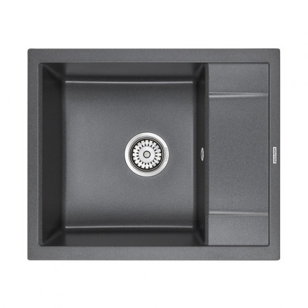 Мойка кварцевая FLUGEN 50-600, IT-GRANIT, PM216050-DG, графит, 600х500 мм, Paulmark Мойка кварцевая FLUGEN 50-600, IT-GRANIT, PM216050-DG, графит, 600х500 мм, Paulmark
