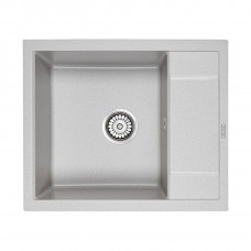 Мойка кварцевая FLUGEN 50-600, IT-GRANIT, PM216050-GR, серый, 600х500 мм, Paulmark