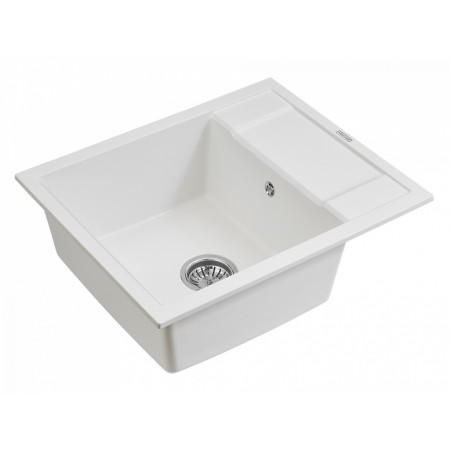 Мойка кварцевая FLUGEN 50-600, IT-GRANIT, PM216050-WH, белый, 600х500 мм, Paulmark Мойка кварцевая FLUGEN 50-600, IT-GRANIT, PM216050-WH, белый, 600х500 мм, Paulmark