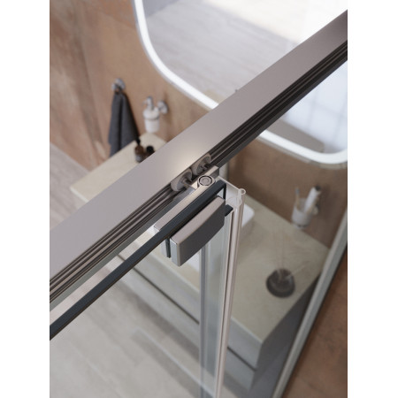Душевая дверь Cezares LUX-B-FS-11-100-C-CR, 100х195, профиль хром, стекло прозрачное Душевая дверь Cezares LUX-B-FS-11-100-C-CR, 100х195, профиль хром, стекло прозрачное