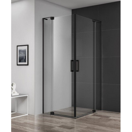 Душевой уголок Cezares SLIDER-A-2-70/80-C-NERO Душевой уголок Cezares SLIDER-A-2-70/80-C-NERO