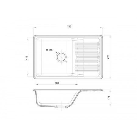 Мойка кварцевая Granfest QUARZ GF-ZW-72 бежевый (760 х 480) Мойка кварцевая Granfest QUARZ GF-ZW-72 бежевый (760 х 480)