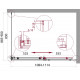 Душевой уголок BelBagno ACQUA-AH-1-110/90-C-Cr