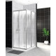 Душевой уголок BelBagno UNO-195-A-2-100-CH-CR Душевой уголок BelBagno UNO-195-A-2-100-CH-CR