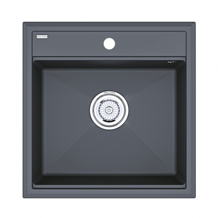 Мойка кварцевая STEPIA 50, IT-GRANIT, PM115051-AN, антрацит, 500х510, Paulmark