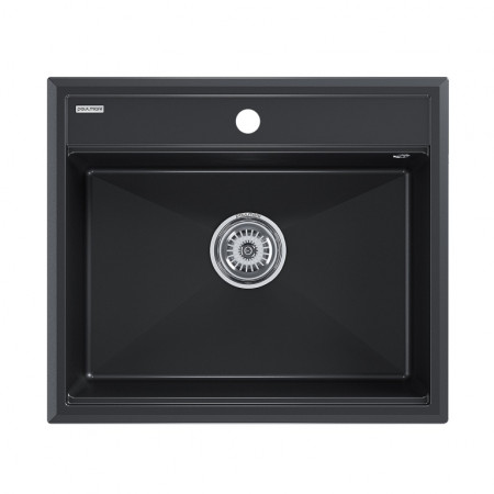 Мойка кварцевая STEPIA 50, IT-GRANIT, PM115051-BLM, черный металлик, 500х510, Paulmark Мойка кварцевая STEPIA 50, IT-GRANIT, PM115051-BLM, черный металлик, 500х510, Paulmark