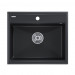 Мойка кварцевая STEPIA 50, IT-GRANIT, PM115051-BLM, черный металлик, 500х510, Paulmark