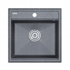 Мойка кварцевая STEPIA 50, IT-GRANIT, PM115051-DG, графит, 500х510, Paulmark