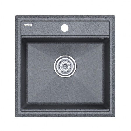 Мойка кварцевая STEPIA 50, IT-GRANIT, PM115051-DG, графит, 500х510, Paulmark Мойка кварцевая STEPIA 50, IT-GRANIT, PM115051-DG, графит, 500х510, Paulmark