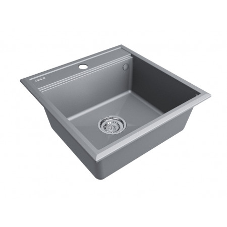 Мойка кварцевая STEPIA 50, IT-GRANIT, PM115051-GRM , серый металлик, 500х510, Paulmark Мойка кварцевая STEPIA 50, IT-GRANIT, PM115051-GRM , серый металлик, 500х510, Paulmark