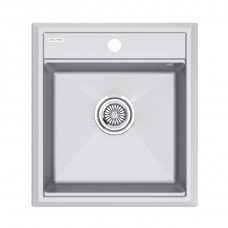 Мойка кварцевая STEPIA 50, IT-GRANIT, PM115051-GRM , серый металлик, 500х510, Paulmark