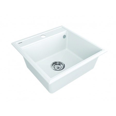Мойка кварцевая STEPIA 50, IT-GRANIT, PM115051-WH , белый, 500х510, Paulmark Мойка кварцевая STEPIA 50, IT-GRANIT, PM115051-WH , белый, 500х510, Paulmark