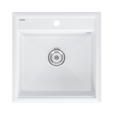 Мойка кварцевая STEPIA 50, IT-GRANIT, PM115051-WH , белый, 500х510, Paulmark Мойка кварцевая STEPIA 50, IT-GRANIT, PM115051-WH , белый, 500х510, Paulmark