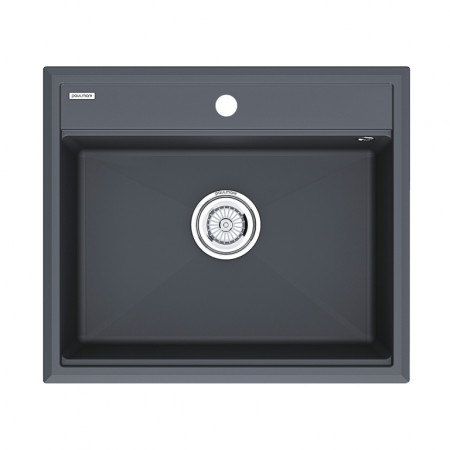 Мойка кварцевая STEPIA 60, IT-GRANIT, PM115951-AN, антрацит, 590х510, Paulmark Мойка кварцевая STEPIA 60, IT-GRANIT, PM115951-AN, антрацит, 590х510, Paulmark