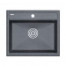 Мойка кварцевая STEPIA 60, IT-GRANIT, PM115951-DG, графит, 590х510, Paulmark