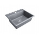 Мойка кварцевая STEPIA 60, IT-GRANIT, PM115951-GRM , серый металлик, 590х510, Paulmark