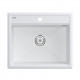 Мойка кварцевая STEPIA 60, IT-GRANIT, PM115951-WH , белый, 590х510, Paulmark Мойка кварцевая STEPIA 60, IT-GRANIT, PM115951-WH , белый, 590х510, Paulmark