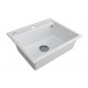 Мойка кварцевая STEPIA 60, IT-GRANIT, PM115951-WH , белый, 590х510, Paulmark Мойка кварцевая STEPIA 60, IT-GRANIT, PM115951-WH , белый, 590х510, Paulmark