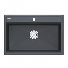 Мойка кварцевая STEPIA 80, IT-GRANIT, PM117551-AN, антрацит, 750х510, Paulmark