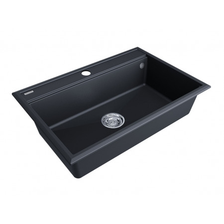 Мойка кварцевая STEPIA 80, IT-GRANIT, PM117551-AN, антрацит, 750х510, Paulmark
