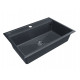 Мойка кварцевая STEPIA 80, IT-GRANIT, PM117551-DG, графит, 750х510, Paulmark