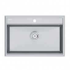Мойка кварцевая STEPIA 80, IT-GRANIT, PM117551-GRM , серый металлик, 750х510, Paulmark