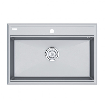Мойка кварцевая STEPIA 80, IT-GRANIT, PM117551-GRM , серый металлик, 750х510, Paulmark Мойка кварцевая STEPIA 80, IT-GRANIT, PM117551-GRM , серый металлик, 750х510, Paulmark