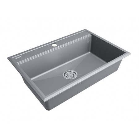Мойка кварцевая STEPIA 80, IT-GRANIT, PM117551-GRM , серый металлик, 750х510, Paulmark Мойка кварцевая STEPIA 80, IT-GRANIT, PM117551-GRM , серый металлик, 750х510, Paulmark