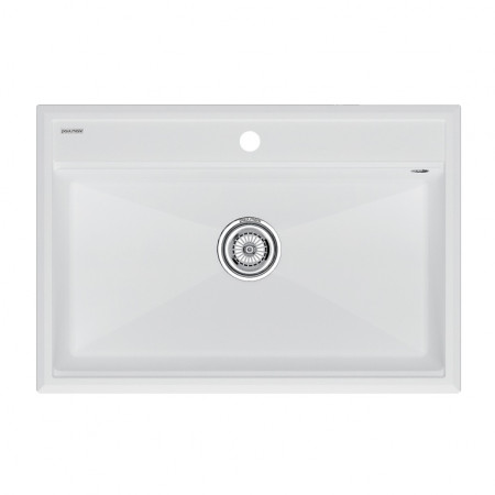 Мойка кварцевая STEPIA 80, IT-GRANIT, PM117551-WH , белый, 750х510, Paulmark Мойка кварцевая STEPIA 80, IT-GRANIT, PM117551-WH , белый, 750х510, Paulmark