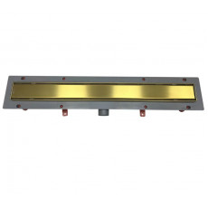 Душевой лоток под плитку золото матовое V850KG Klasik 850 монтаж в пол Veconi