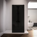 Душевая перегородка Veconi Чёрный матовый стекло чёрный 1100x2000 KR90BB-110-11-C4