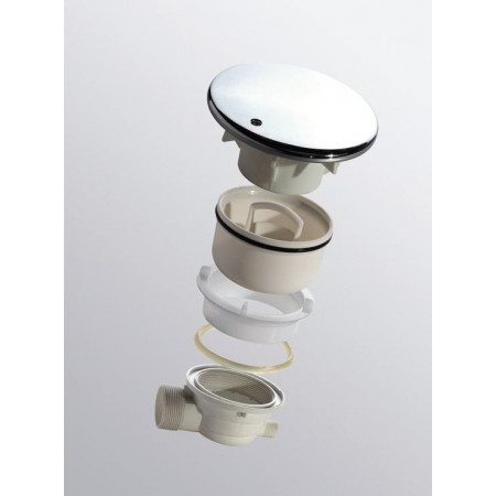 Акриловый поддон 85х85 Cezares TRAY-A-R-85-550-15-W с сифоном Акриловый поддон 85х85 Cezares TRAY-A-R-85-550-15-W с сифоном