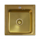 Мойка нерж. сталь Seaman Eco Wien SWT-5050 Antique gold (Micro-satin *10) 500 x 500