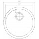 Мойка Seaman медная Natural Genova SMC-460E Supreme Под стол 460 x 460 Мойка Seaman медная Natural Genova SMC-460E Supreme Под стол 460 x 460