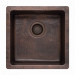 Мойка Seaman медная Natural Genova SMC-4646E Antique Под стол 460 x 460
