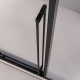 Душевая дверь Veconi Prato 300 B-R 1700x2000 черный матовый стекло прозрачное PR3/R-170-01-B-C4