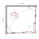 Душевой уголок LUCE-AH-22-120/110-C-Cr