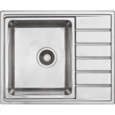 Мойка нерж. сталь Seaman Eco Roma SMR-6150A (вентиль-автомат) 610 x 500