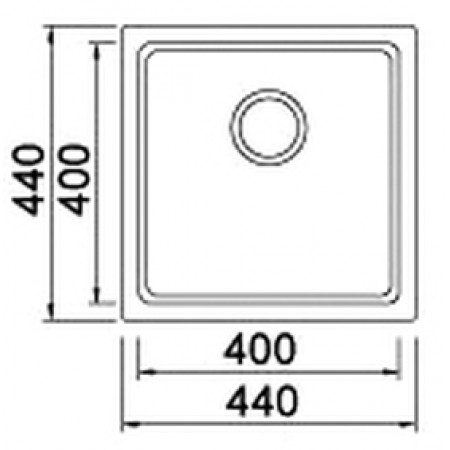 Мойка нерж. сталь Seaman Eco Roma SMR-4444AK Под стол 440 x 440 Мойка нерж. сталь Seaman Eco Roma SMR-4444AK Под стол 440 x 440