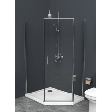 Душевой уголок BelBagno UNO-195-PH-1-100/80-C-Cr