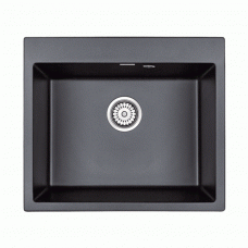 Мойка кварцевая KANTE 60, IT-GRANIT, PM106052-AN, антрацит, 600х520 мм, Paulmark