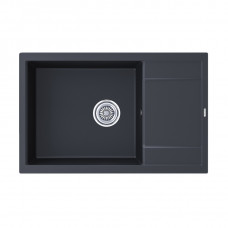 Мойка кварцевая FLUGEN 60, IT-GRANIT, PM317850-AN, антрацит, 780х500 мм, Paulmark