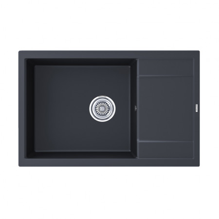 Мойка кварцевая FLUGEN 60, IT-GRANIT, PM317850-AN, антрацит, 780х500 мм, Paulmark Мойка кварцевая FLUGEN 60, IT-GRANIT, PM317850-AN, антрацит, 780х500 мм, Paulmark