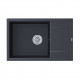 Мойка кварцевая FLUGEN 60, IT-GRANIT, PM317850-AN, антрацит, 780х500 мм, Paulmark Мойка кварцевая FLUGEN 60, IT-GRANIT, PM317850-AN, антрацит, 780х500 мм, Paulmark